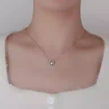 Jinghualu Heartbeat Silver Necklace