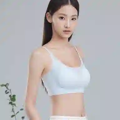 草本初色 无痕超薄冰丝美背内衣 夏季显小聚拢透气凉感文胸 女款