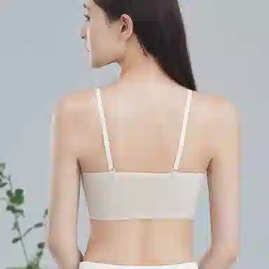 草本初色 无痕超薄冰丝美背内衣 夏季显小聚拢透气凉感文胸 女款