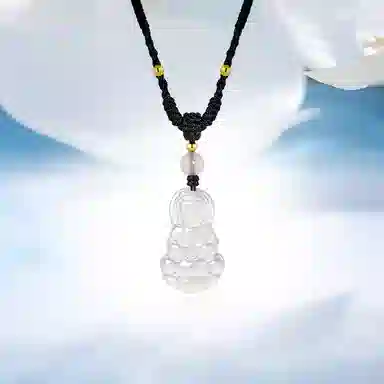 中国珠宝 观音 新中式国潮温婉大气优雅精致简约日常百搭 幸福美满吉祥如意 好运锁骨链 玉髓 项链 男女同款情侣款