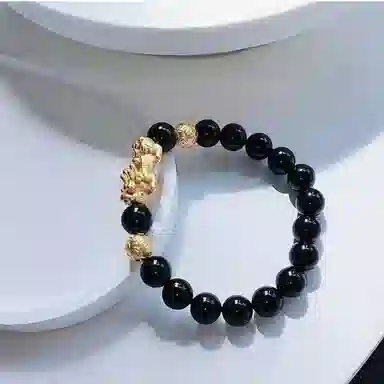 中国珠宝 貔貅转运珠本命年 水晶 手串 男女同款情侣款