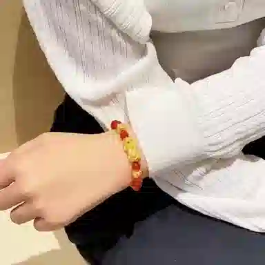 中国珠宝 貔貅转运珠本命年 水晶 手串 男女同款情侣款