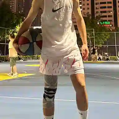 美式复古潮流假两件透气速干多场景适用三分运动短裤 男女同款