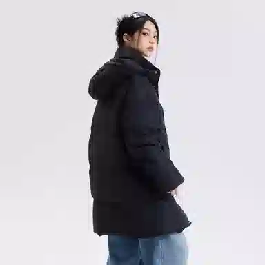 Kawasaki Retro Logo Hooded Down Jacket