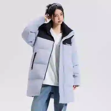 Kawasaki Retro Logo Hooded Down Jacket