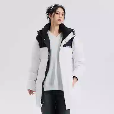 Kawasaki Retro Logo Hooded Down Jacket