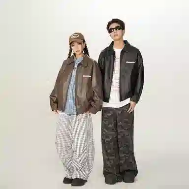 Kawasaki PU Leather Jacket