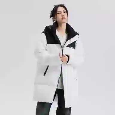 Kawasaki Retro Logo Hooded Down Jacket