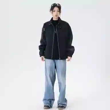 Kawasaki Vintage Tie-Dye PU Jacket