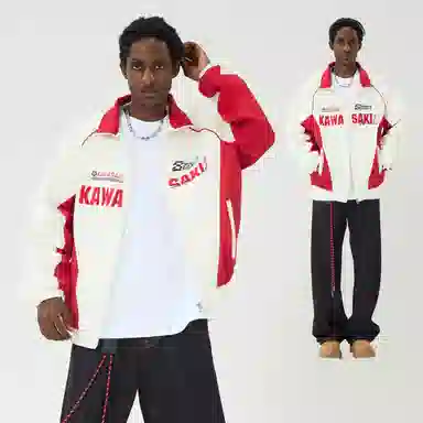 Kawasaki Retro Logo Zip Jacket