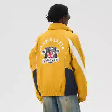 Kawasaki 90 Duck Down Retro Embroidered Puffer Jacket