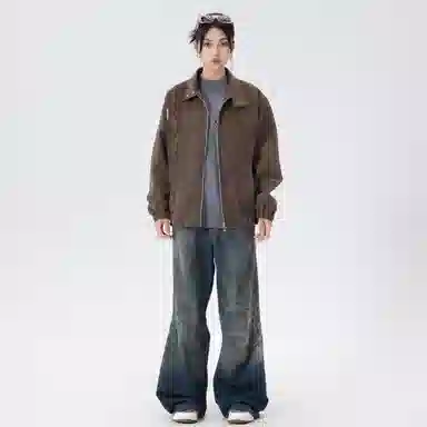 Kawasaki Vintage Tie-Dye PU Jacket