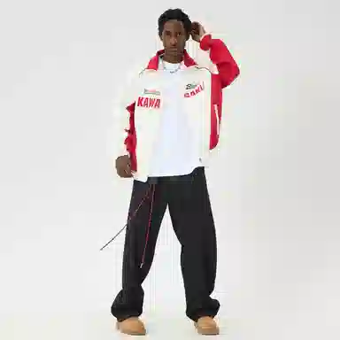 Kawasaki Retro Logo Zip Jacket