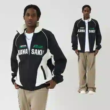 Kawasaki Retro Logo Zip Jacket