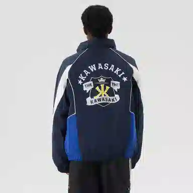 Kawasaki 90 Duck Down Retro Embroidered Puffer Jacket
