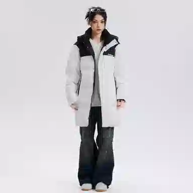 Kawasaki Retro Logo Hooded Down Jacket