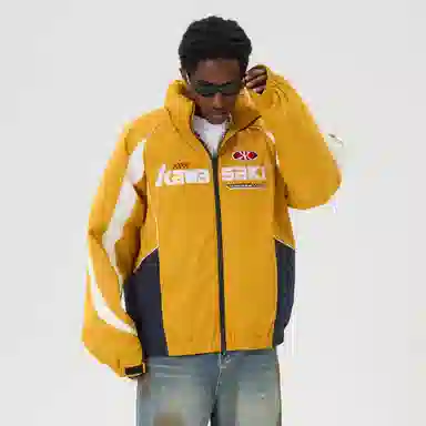 Kawasaki 90 Duck Down Retro Embroidered Puffer Jacket