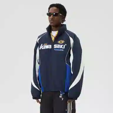 Kawasaki 90 Duck Down Retro Embroidered Puffer Jacket