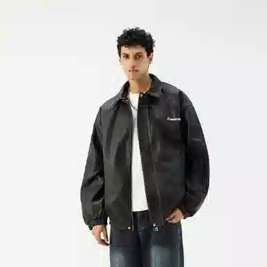 Kawasaki Retro Racing PU Jacket