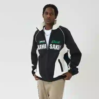 Kawasaki Retro Logo Zip Jacket