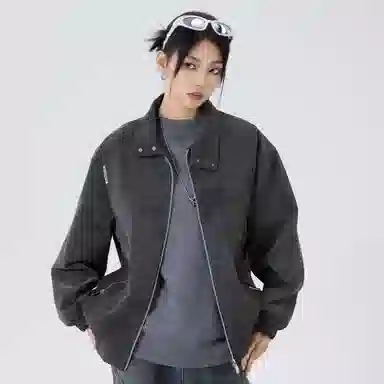 Kawasaki Vintage Tie-Dye PU Jacket