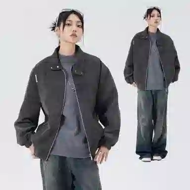 Kawasaki Vintage Tie-Dye PU Jacket