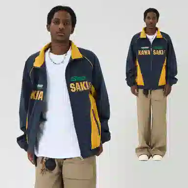 Kawasaki Retro Logo Zip Jacket