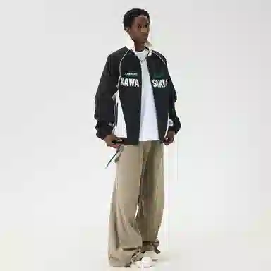 Kawasaki Retro Logo Zip Jacket