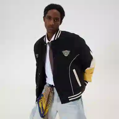 Kawasaki 90 Down Series Retro Baseball Jacket