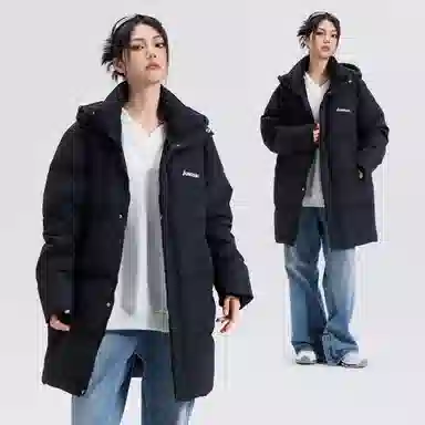 Kawasaki Retro Logo Hooded Down Jacket