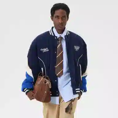 Kawasaki 90 Down Series Retro Baseball Jacket