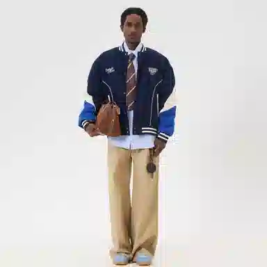 Kawasaki 90 Down Series Retro Baseball Jacket