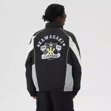 Kawasaki 90 Duck Down Retro Embroidered Puffer Jacket