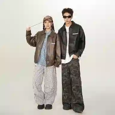 Kawasaki PU Leather Jacket