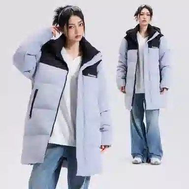 Kawasaki Retro Logo Hooded Down Jacket