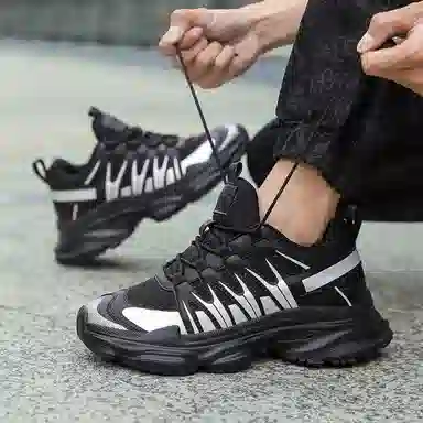 酷丁 合成革 厚底舒适休闲运动 防滑透气 低帮 老爹鞋 男款