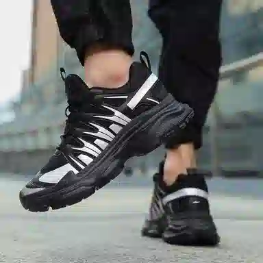 酷丁 合成革 厚底舒适休闲运动 防滑透气 低帮 老爹鞋 男款