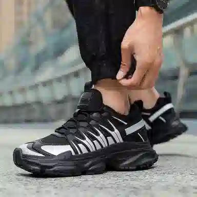 酷丁 合成革 厚底舒适休闲运动 防滑透气 低帮 老爹鞋 男款