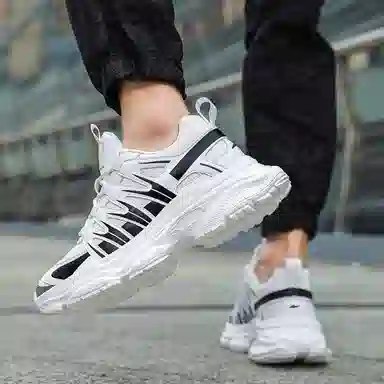 酷丁 合成革 厚底舒适休闲运动 防滑透气 低帮 老爹鞋 男款