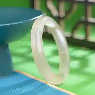 絮物 新中式水润古典气质清冷典雅小众轻奢高级感温柔百搭气质冷艳饰品新宠诸事顺遂#好运 琉璃 手镯 男女同款情侣款