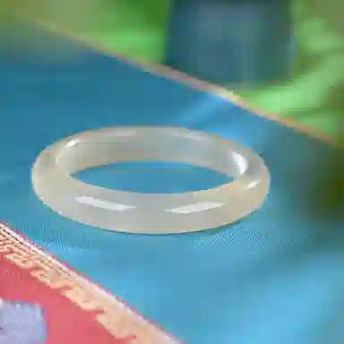 絮物 新中式水润古典气质清冷典雅小众轻奢高级感温柔百搭气质冷艳饰品新宠诸事顺遂#好运 琉璃 手镯 男女同款情侣款