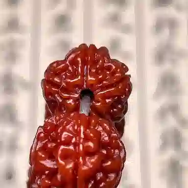 絮物 国潮机刷包浆玉化树王精品饱满原籽佛珠手持盘玩念珠 金刚菩提 手串 男女同款情侣款