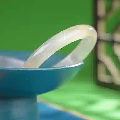 絮物 新中式水润古典气质清冷典雅小众轻奢高级感温柔百搭气质冷艳饰品新宠诸事顺遂#好运 琉璃 手镯 男女同款情侣款