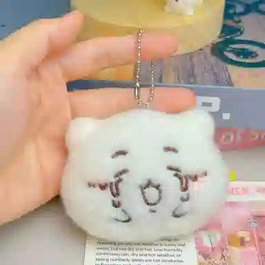 丹琴 可叽叽叫团子玩偶 可爱公仔书包背包挂饰创意个性小众钥匙扣 毛绒 挂件 男女同款情侣款