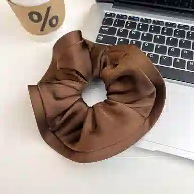 丹琴 韩版缎面枕头木耳大肠圈发绳丸子头皮筋扎头发高弹力发饰低马尾头绳 布艺 发圈 女款