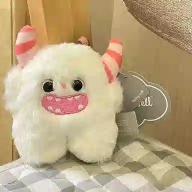 丹琴 萌趣雪怪 可爱玩偶少女心书包背包挂饰钥匙扣公仔 毛绒 挂件 男女同款情侣款