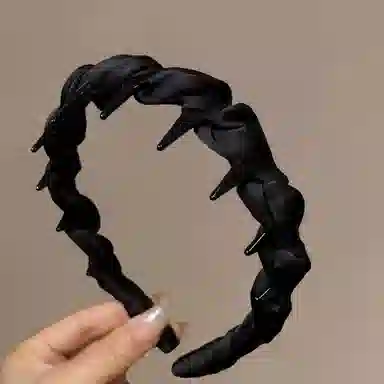 丹琴 韩版气质高颅顶防滑 夏季日常外戴压发卡头箍洗脸专用 反戴蓬松 布艺 发箍 女款