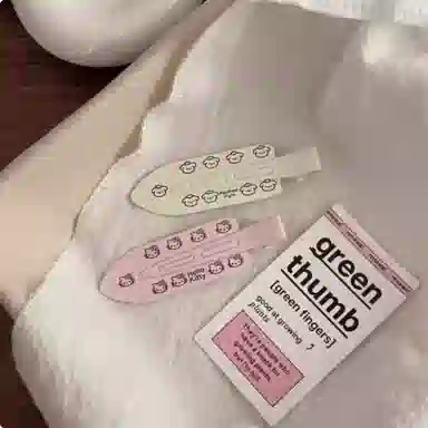 丹琴 【首金幸运发夹】甜美卡通小狗八字无痕边夹刘海碎发卡侧边夹发卡 抓夹 女款