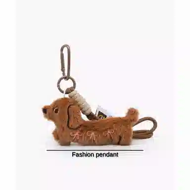 Danqin Mini Dachshund Plush Keychain
