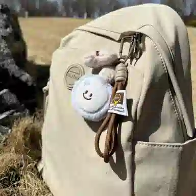 丹琴 卡通乒乓球羽毛球拍公仔 创意运动系书包背包挂饰钥匙扣 毛绒 挂件 男女同款情侣款